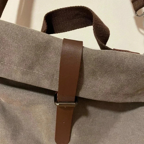 Unique, One of a Kind Canvas Festival Bucket Bag - Picture 3 of 14